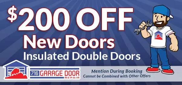 $200 off new garage door coupon 716