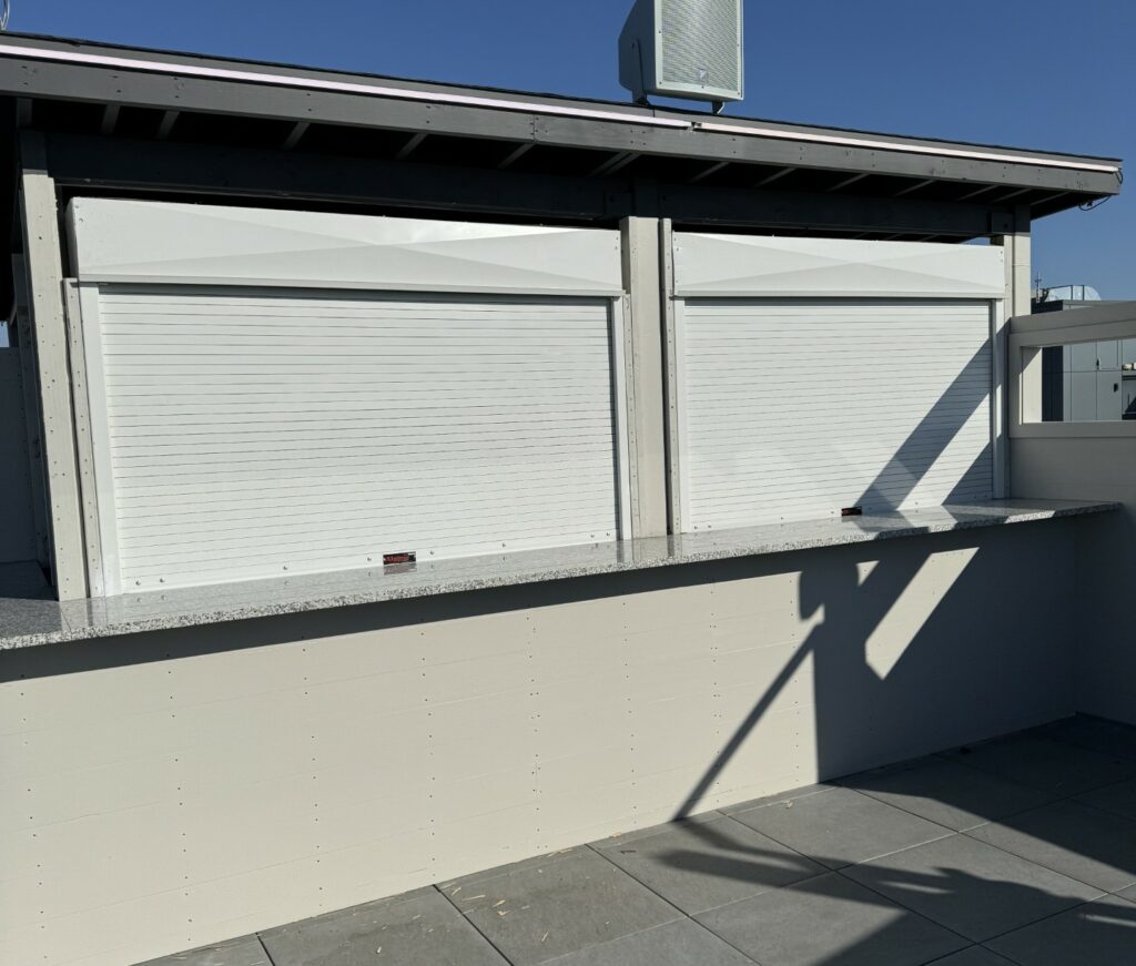 roll up counter shutters for concession stand