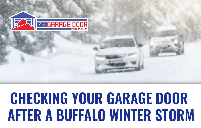 Checking Garage Door After Buffalo Winter Storm