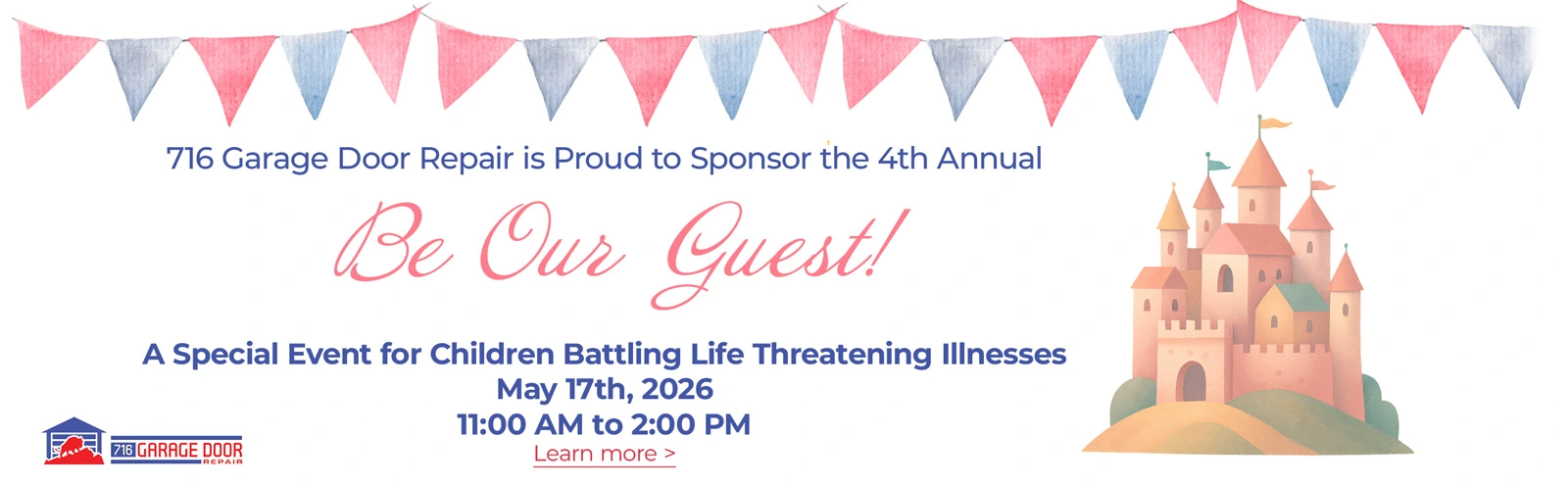 Be Our Guest Feature - 716 sponsor event for children battling cancer