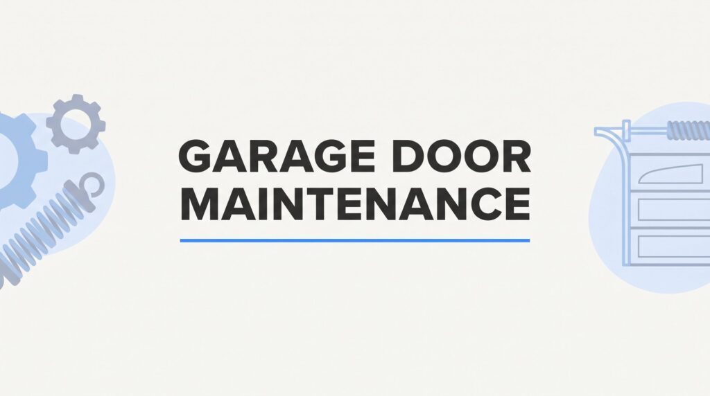 garage door maintenance