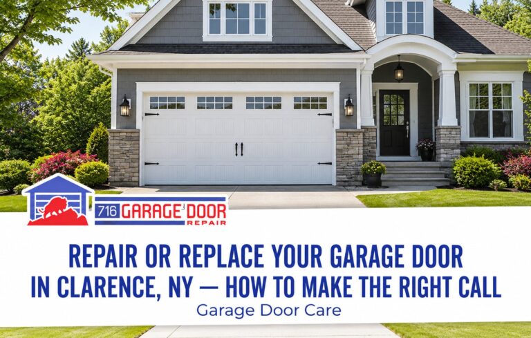 Repair Or Replace Your Garage Door In Clarence, NY — How To Make The Right Call