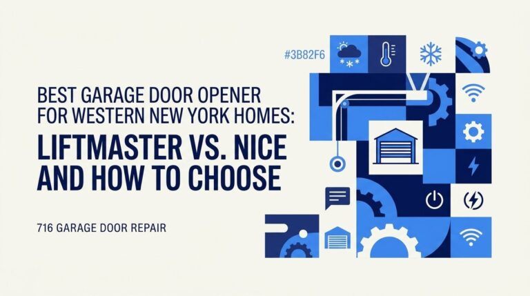 Best Garage Door Opener For Western New York Homes: Lift Master Vs. Nice And How To Choose