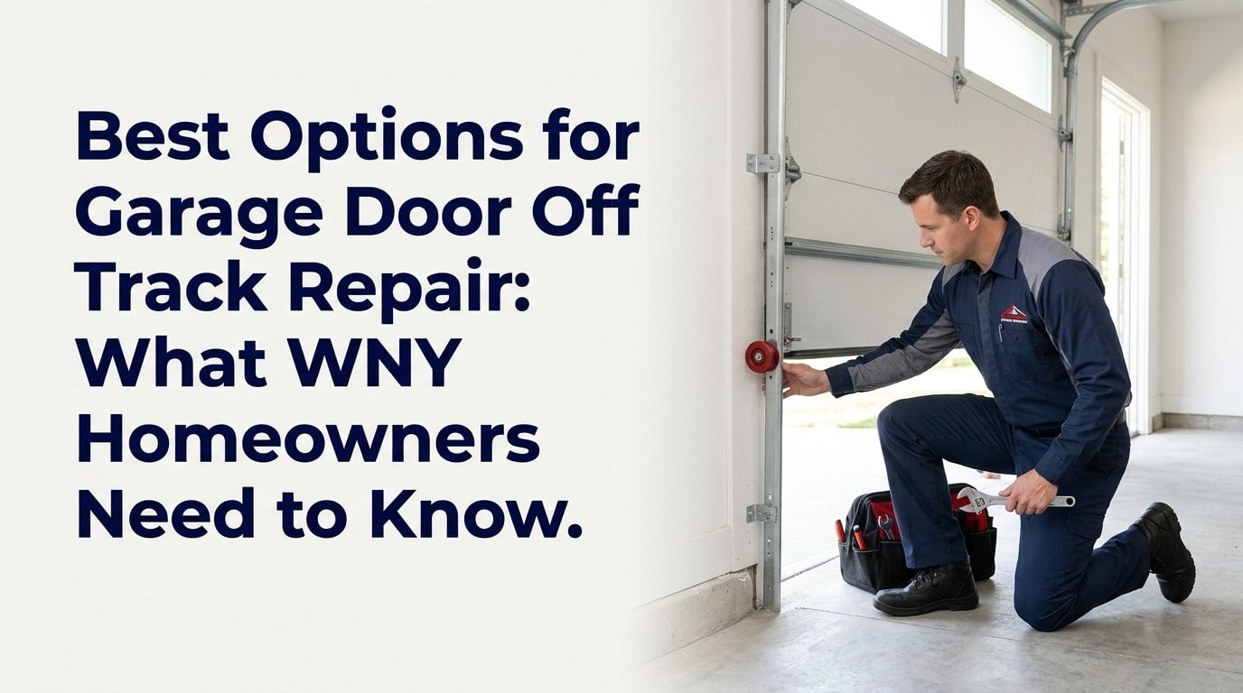 Best Options For Garage Door Off Track Repair: What WNY Homeowners Need To Know