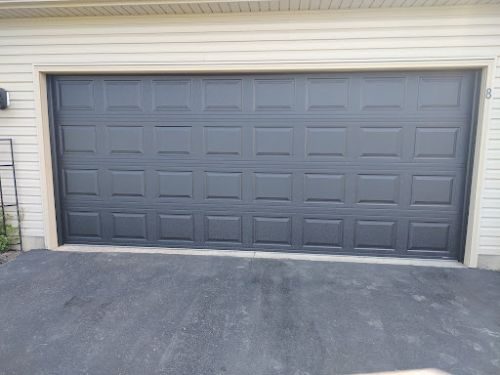 Gray Small Panel Garage Door
